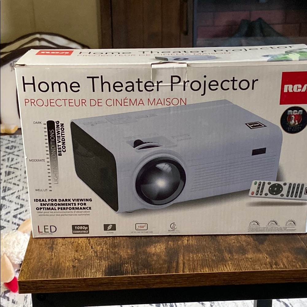 Home Theater Projector - White